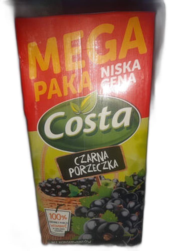 Costa Czarna porzeczka Napój karton 2 l