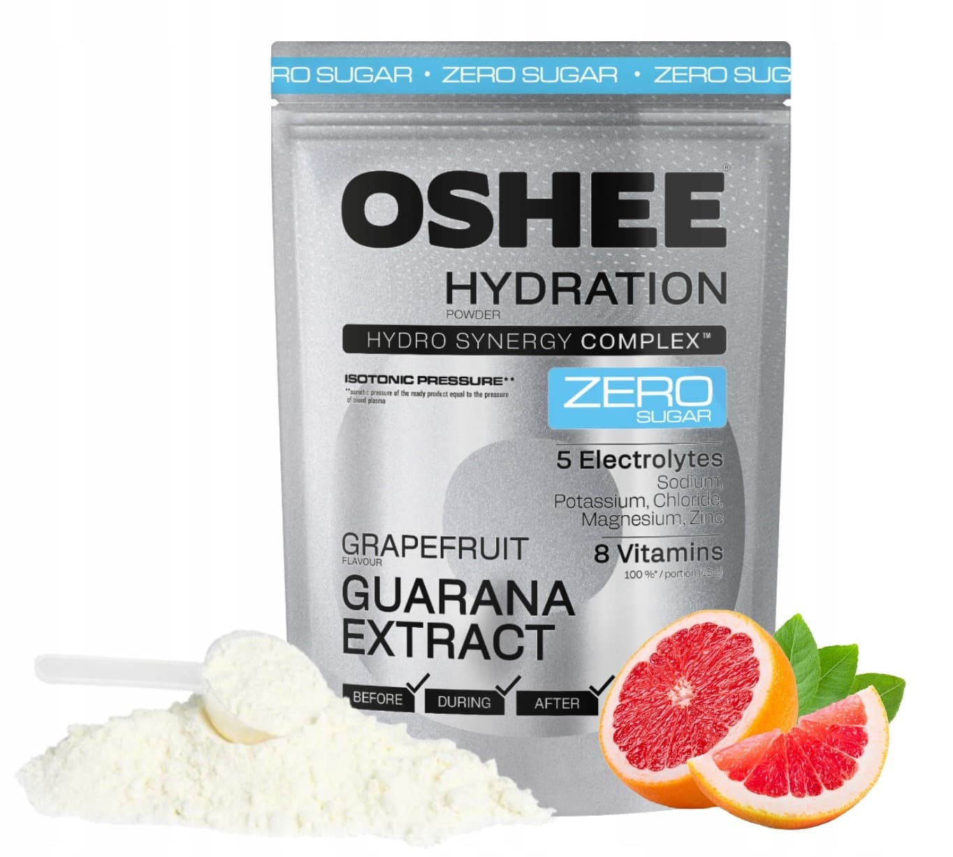OSHEE Hydration Powder Grapefruit Zero Jar