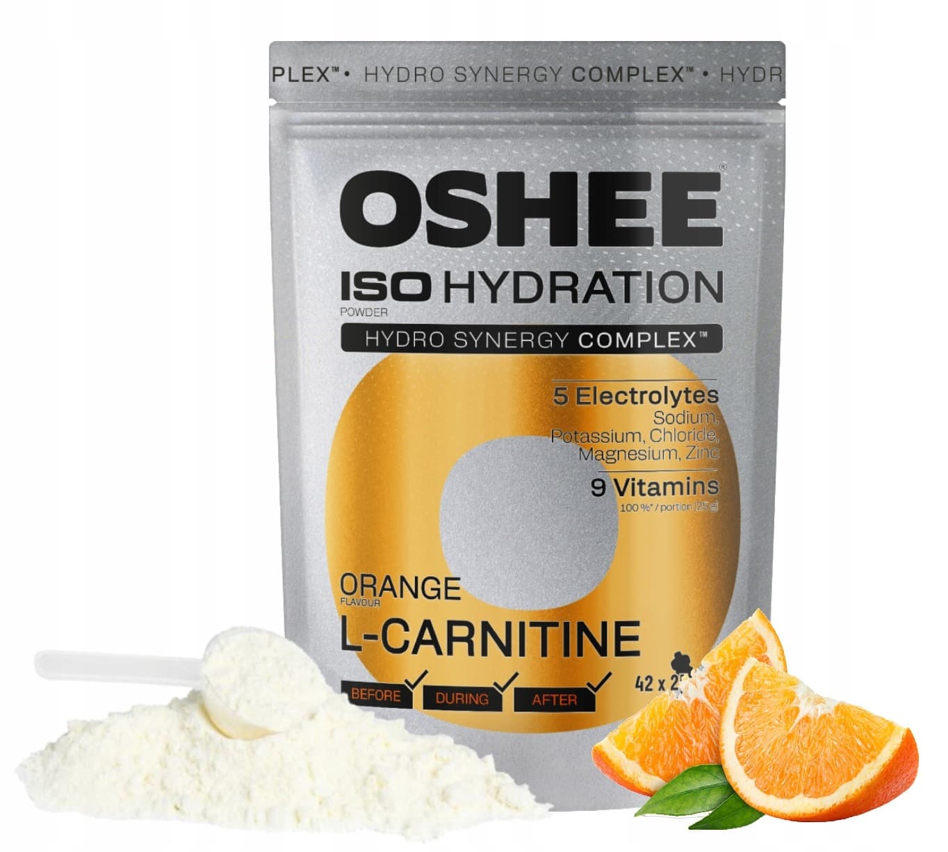 OSHEE Hydration Powder Orange Doypack 1050 g