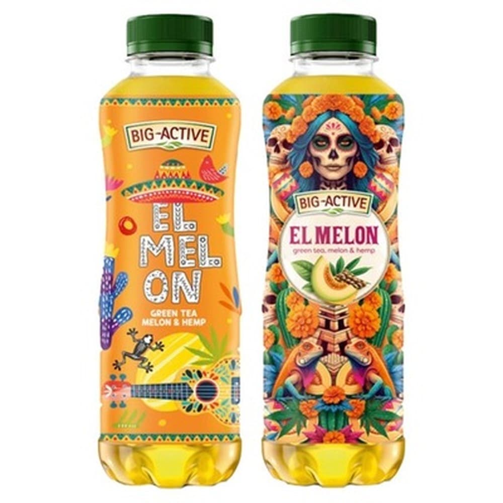 Big Active Napój Sakura Czarna herbata, wiśnia 500 ml