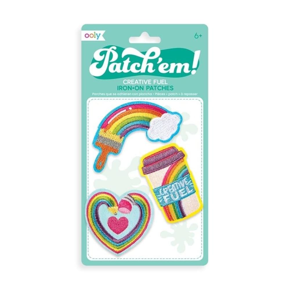 Naprasowanki Ooly Patch Em Tęczowe Myśl Kolorowo