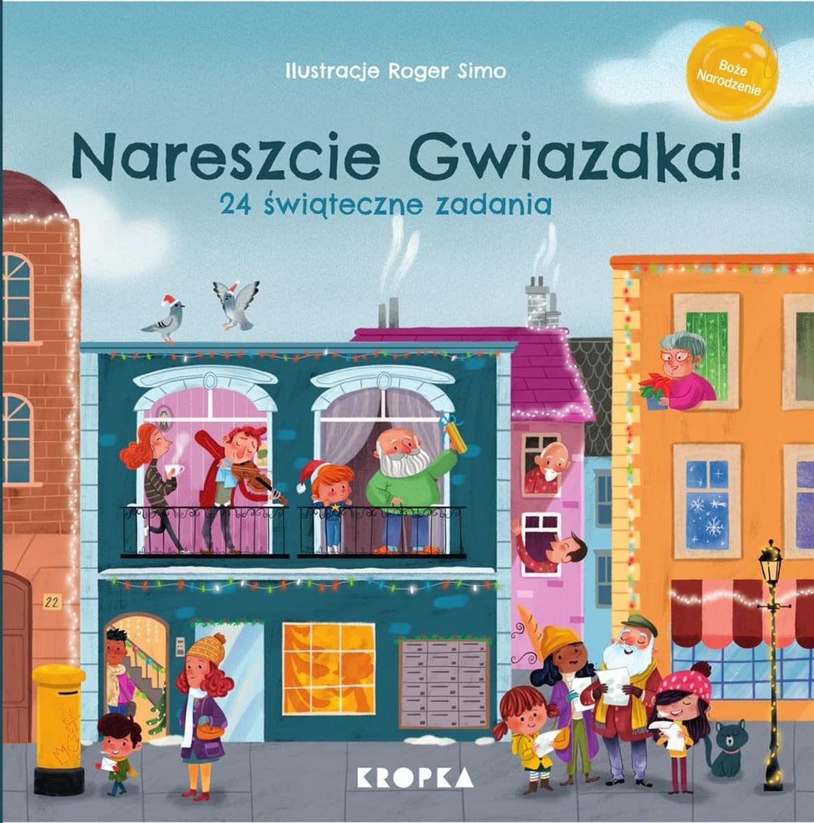 Nareszcie Gwiazdka! Roger Simo książeczka z okienkami