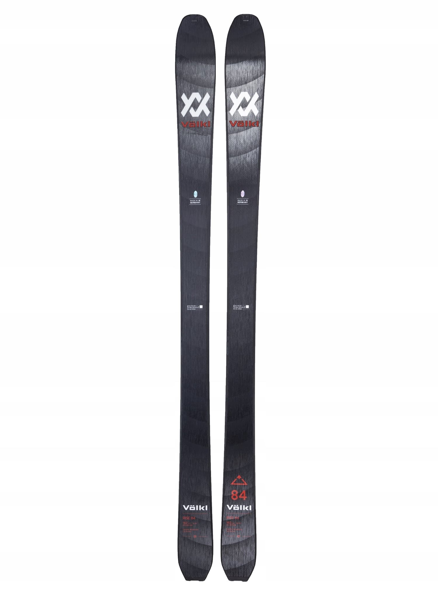 Narty skiturowe Volkl Rise 84 SMU - grey, rozmiar 154 cm