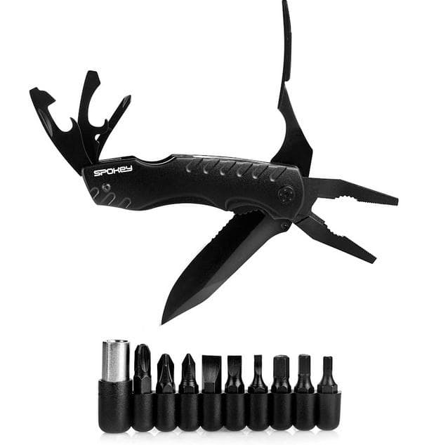 Narzędzie wielofunkcyjne Spokey 8 w 1 ze stali nierdzewnej 11,2 cm