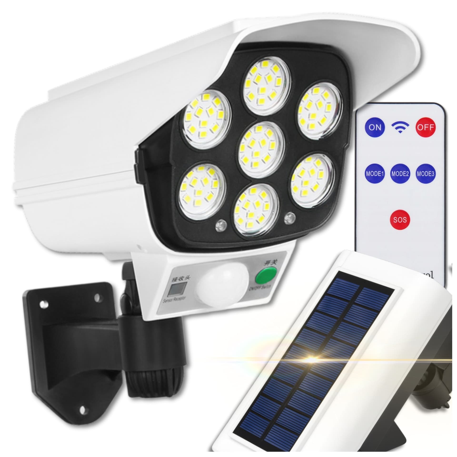 Naświetlacz LED 10W z kamerą do monitoringu