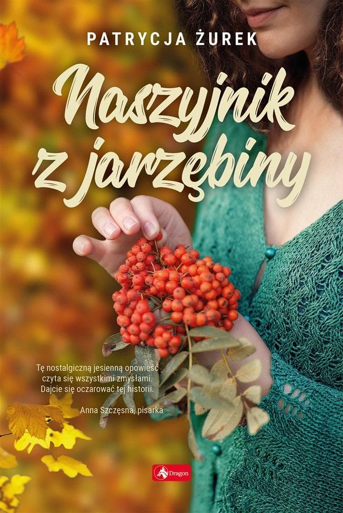 Naszyjnik z motywem jarzębiny, idealny jako ozdoba