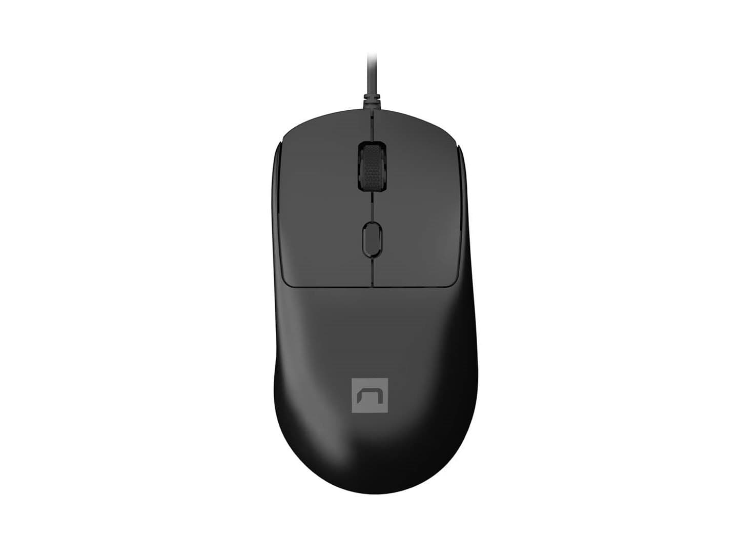 NATEC Hawk 2 Mysz Laserowa 2400DPI Czarna USB
