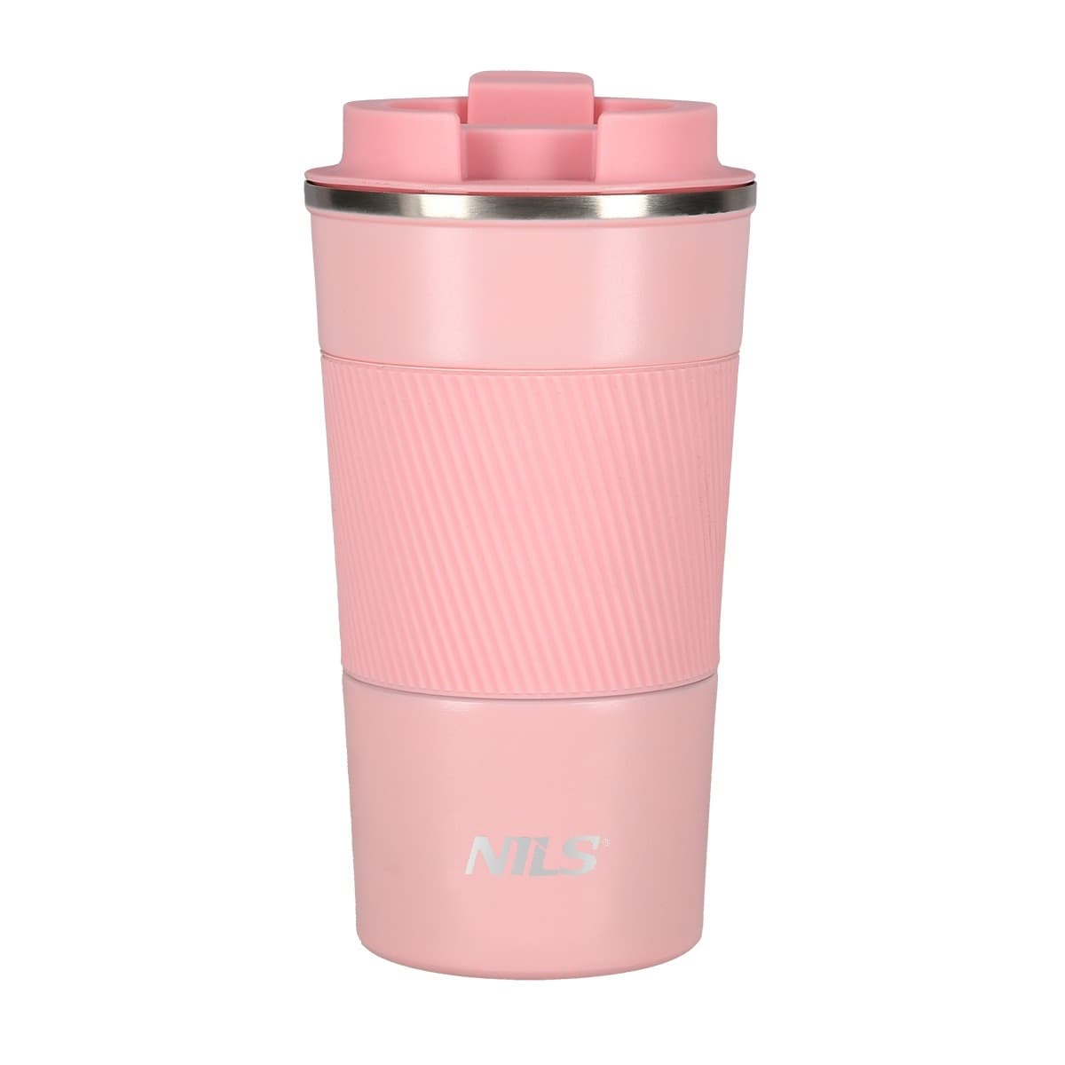 Różowy kubek termiczny Nils NCC09 510 ml