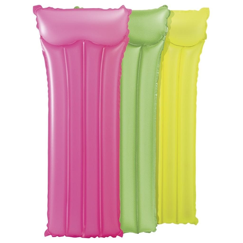 Neonowy materac do pływania Intex 251 x 303 mm