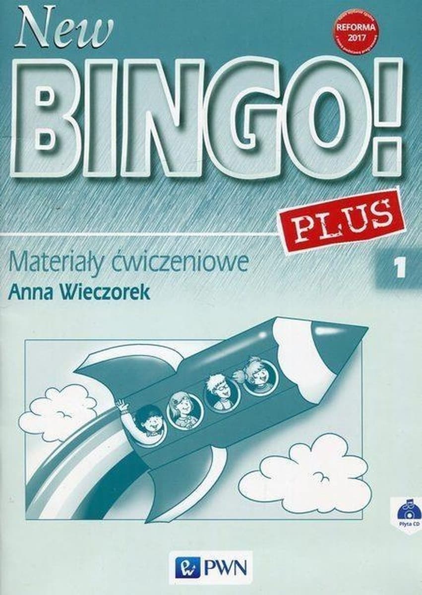 New Bingo! 1 Plus WB + CD - Materiały ćwiczeniowe PWN