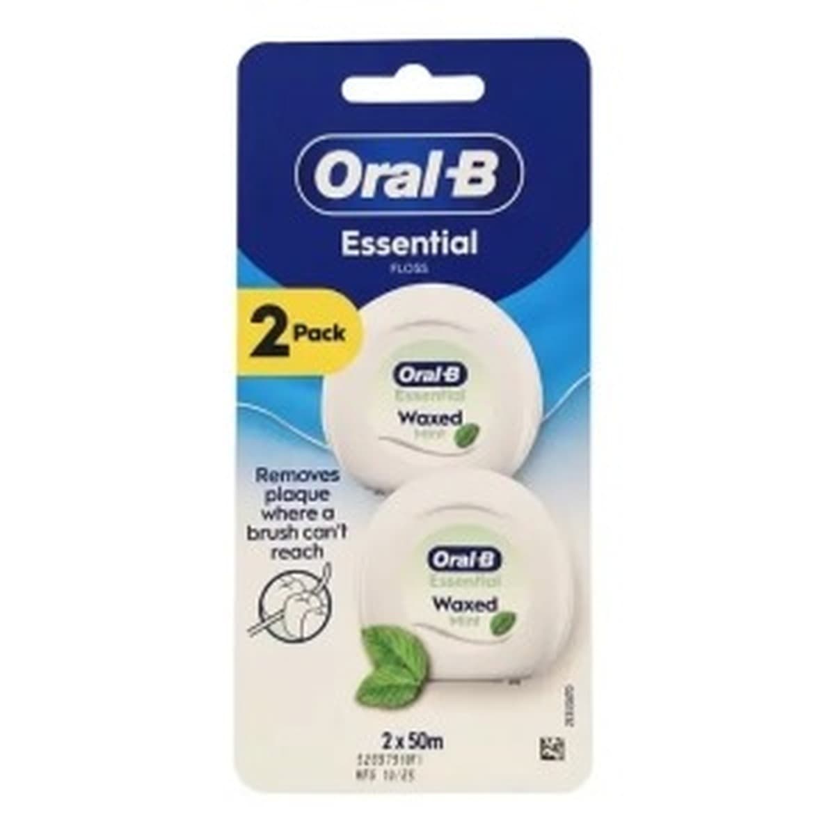 Nić dentystyczna Oral-B Essential Floss Mint woskowana 50 m