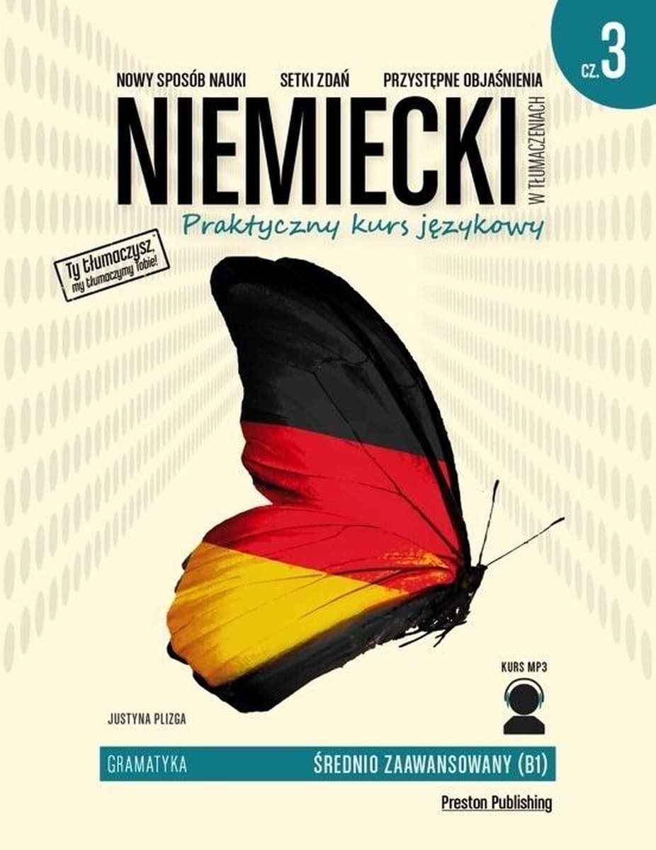 Niemiecki w tłumaczeniach. Gramatyka 3. Poziom B1 + CD wydanie 2