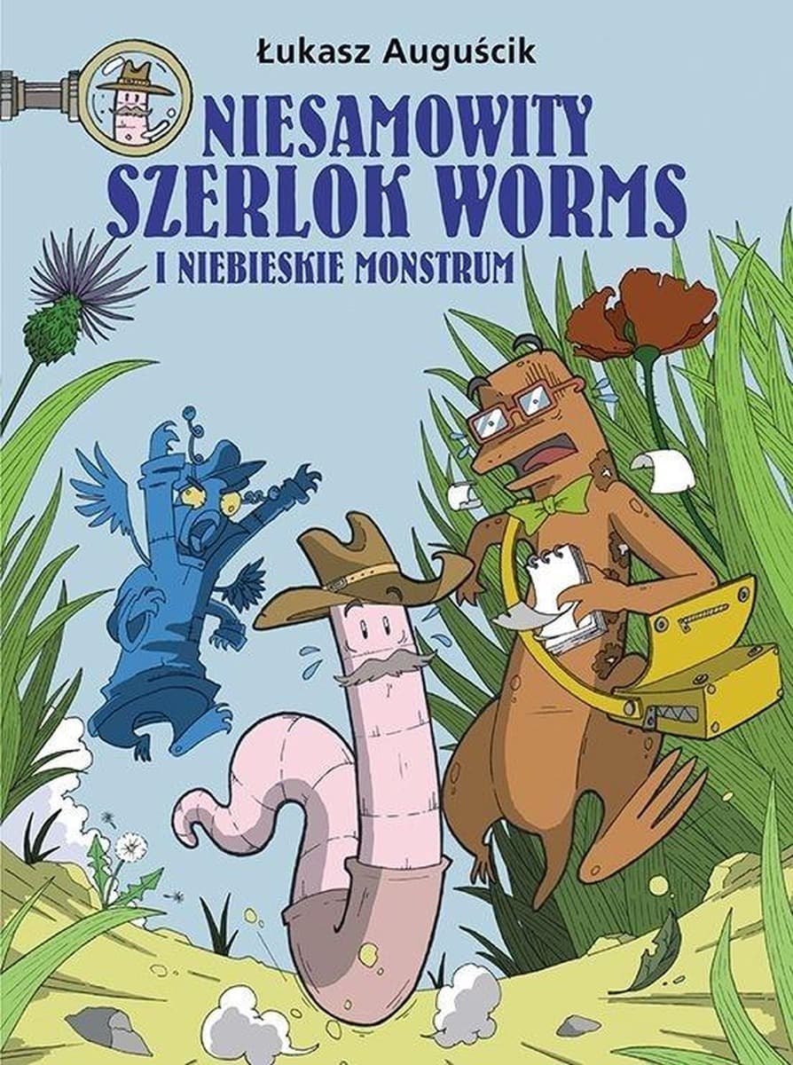 Niesamowity Szerlok Worms i niebieskie monstrum. Tom 1. Komiks dla dzieci