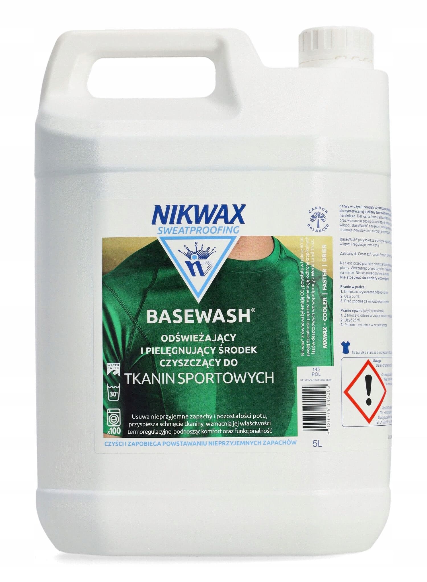 Nikwax Basewash Płyn do prania odzieży technicznej 5L