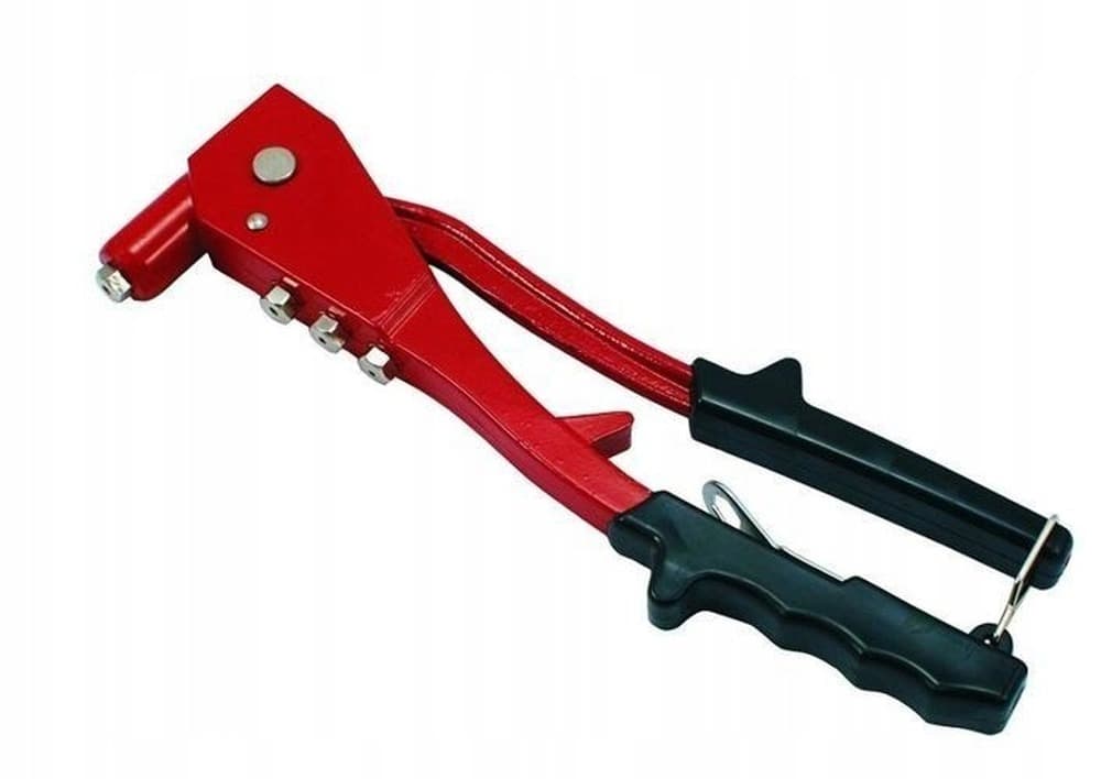 Nitownica ręczna z 4 końcówkami do nitów 2.4, 3.2, 4, 4.8 mm