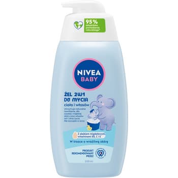 Nivea Baby Łagodny żel myjący do ciała i włosów 2w1 500 ml