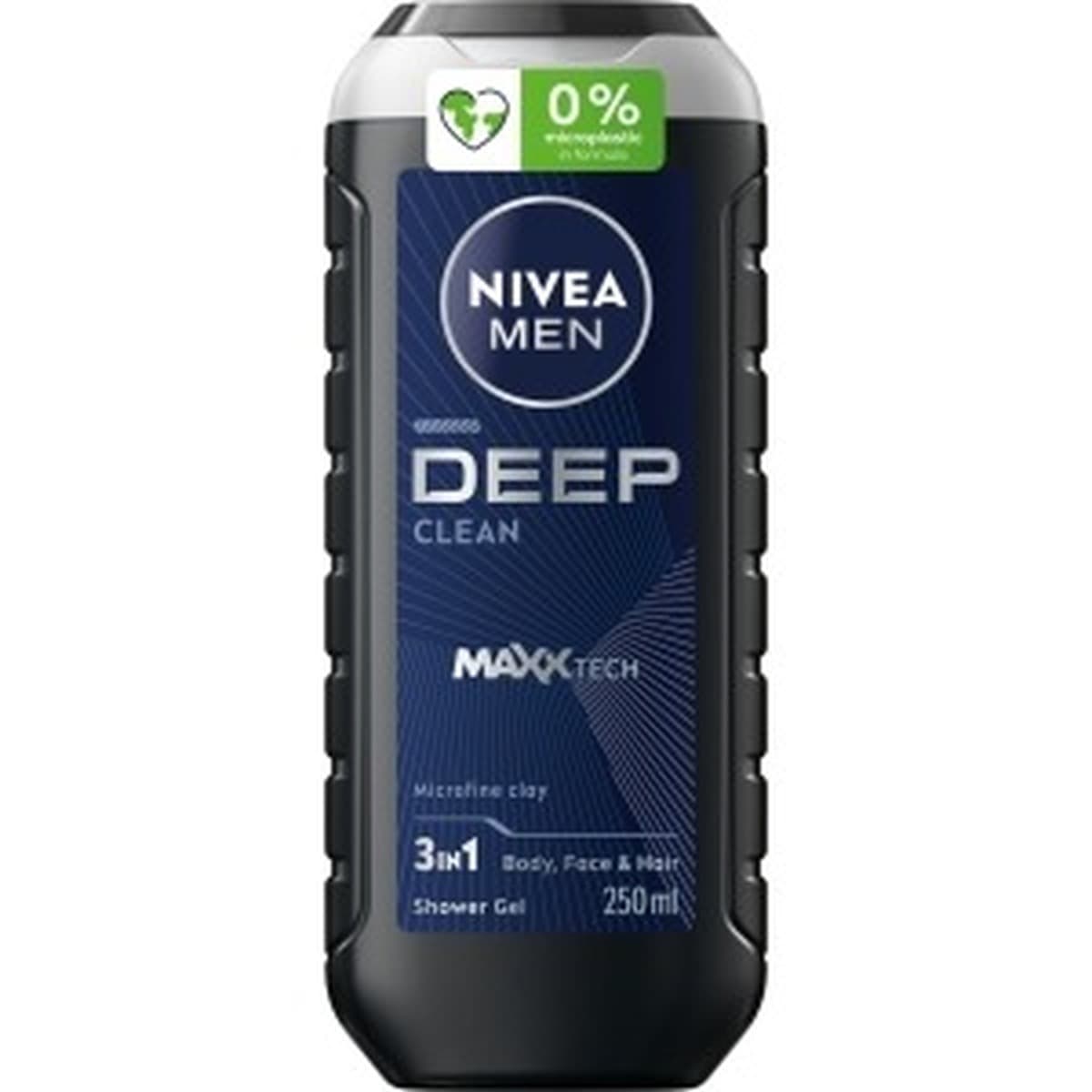 Nivea Men Deep Clean Żel pod prysznic 250 ml