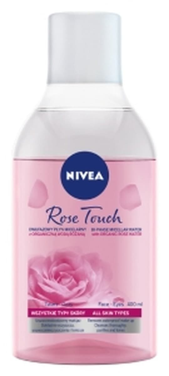Nivea Rose Touch dwufazowy płyn micelarny z wodą różaną 400 ml