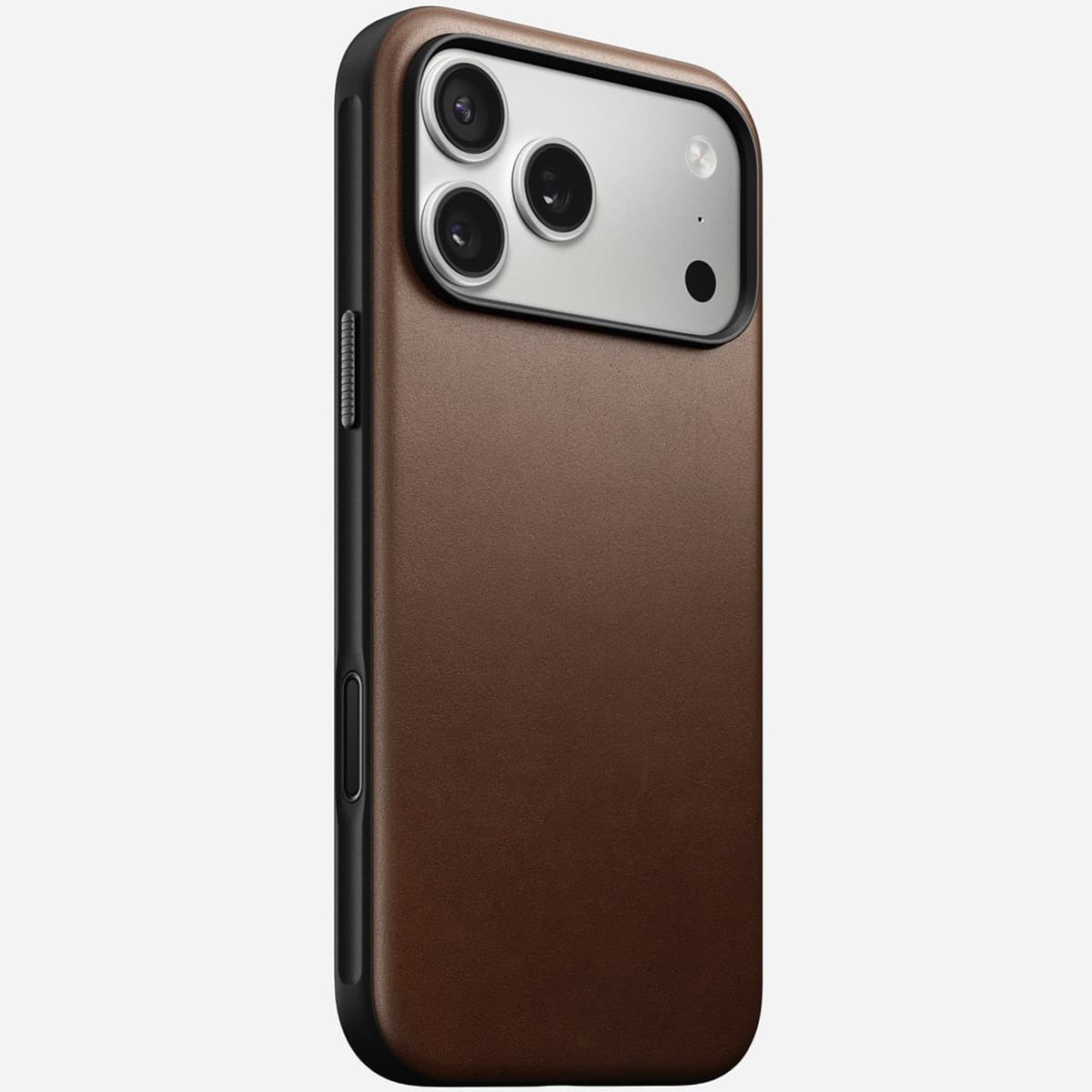 Nomad Modern Leather Case Brązowy Pokrowiec na iPhone 17 Pro Max 6.9"