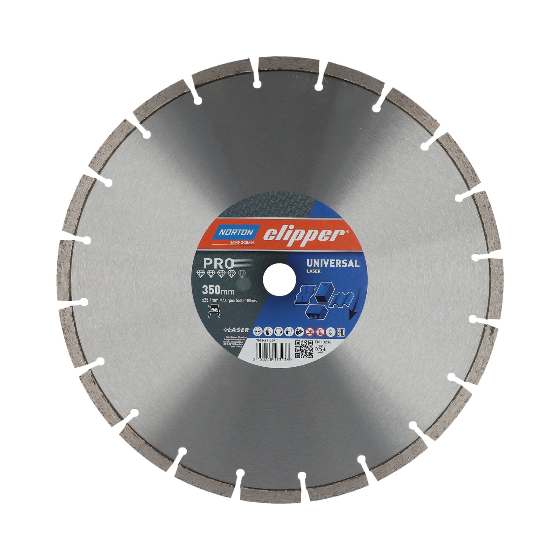NORTON Tarcza Diamentowa Uniwersalna 350mm Clipper Pro Universal Laser