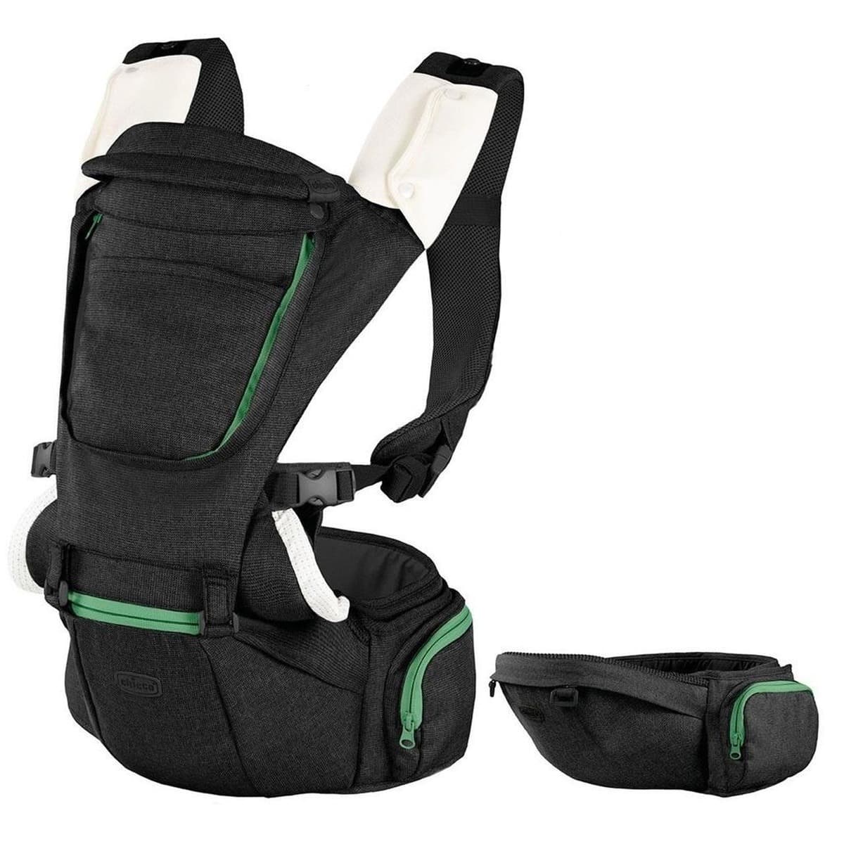 Nosidełko biodrowe Hip Seat pirate black ergonomiczne do 15 kg