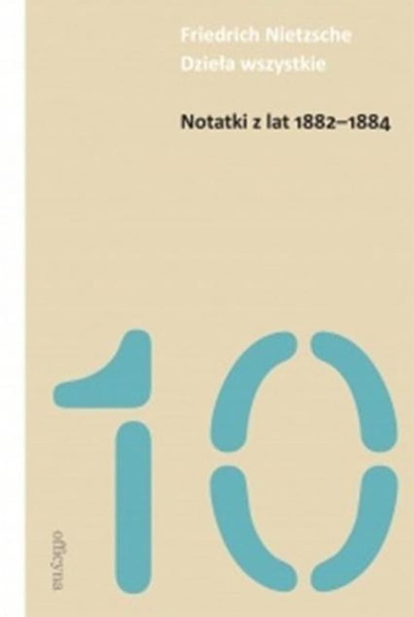 Notatki Nietzschego z lat 1882-1884, broszurowa oprawa