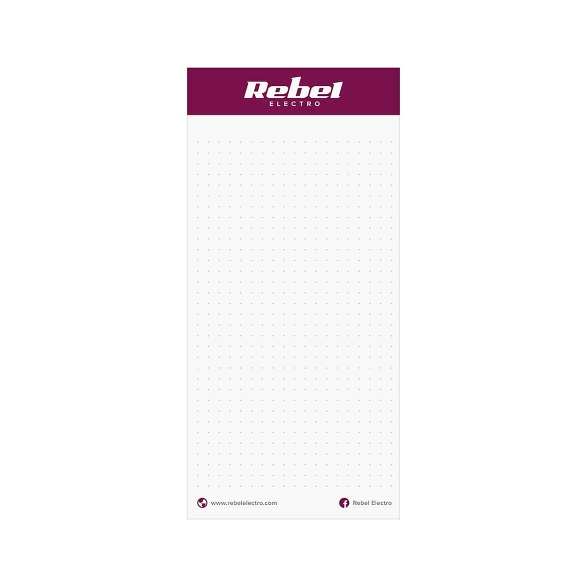 Notatnik biurowy format DL 99 x 210 mm Rebel Electro