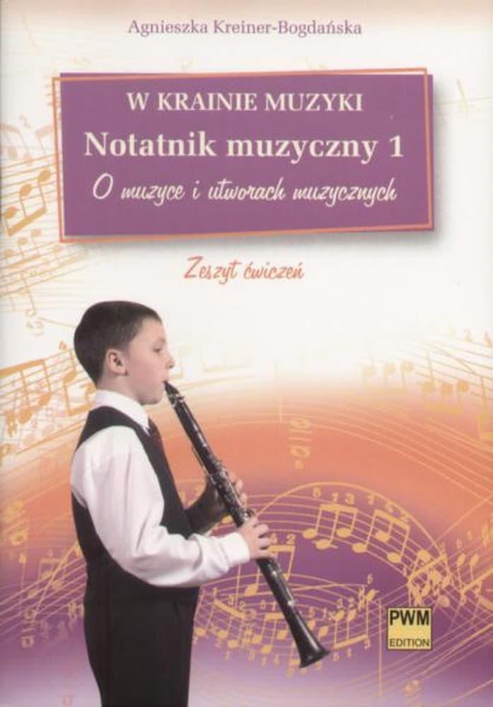 Notatnik muzyczny PWM do nauki muzyki dla dzieci i młodzieży