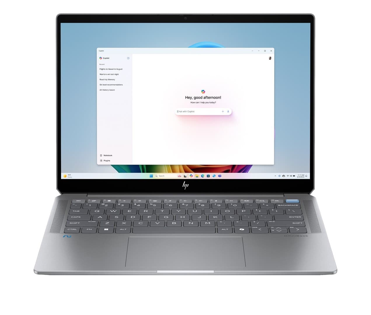 Notebook HP OmniBook Ultra AI 14" 2.2K Touch 16GB LPDDR5X 1TB SSD Radeon 880M