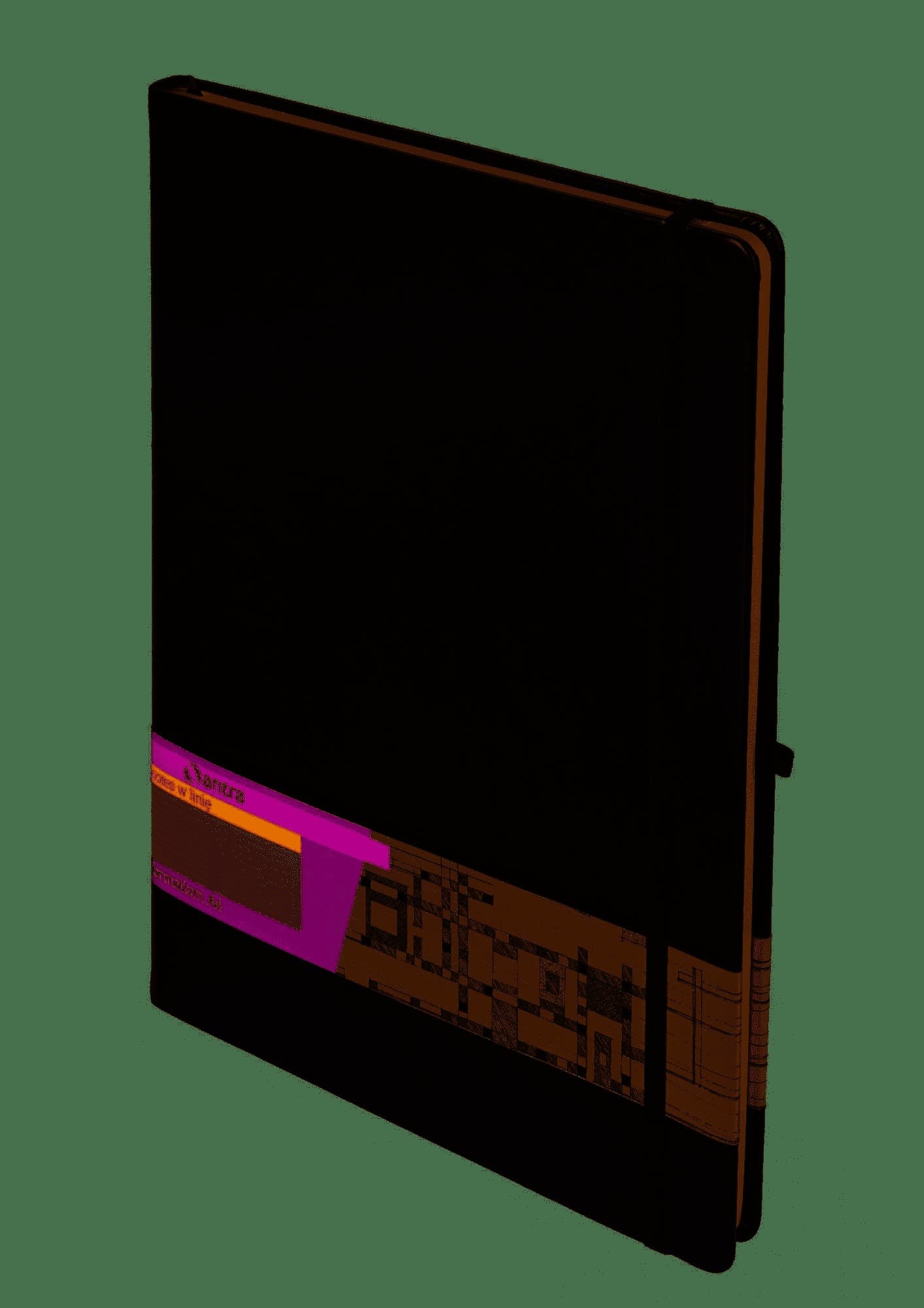 Notes A4 linia Formalizm Czarny