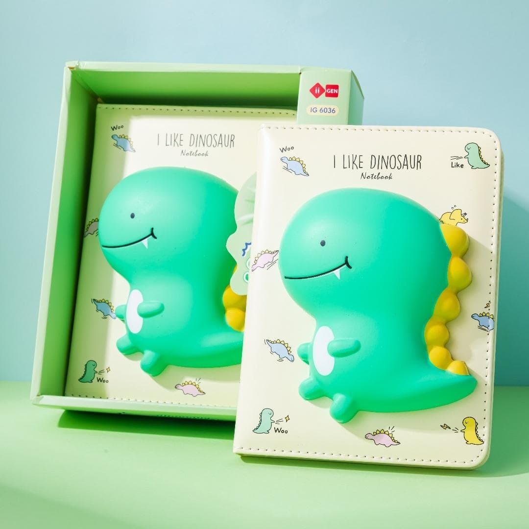 Squishy Notatnik Dino z miękką okładką 128 stron