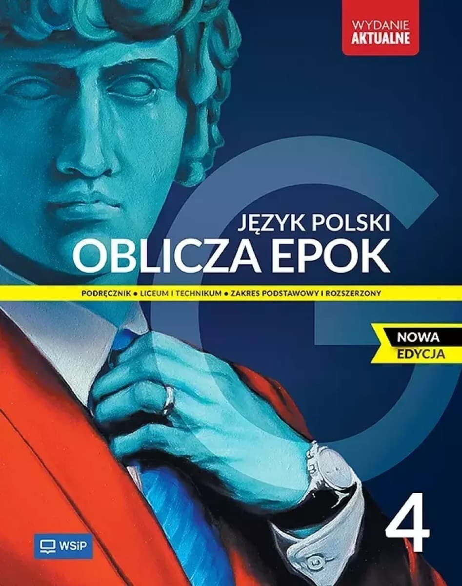Nowa Język Polski Oblicza epok Podręcznik klasa 4 zakres podstawowy i rozszerzony