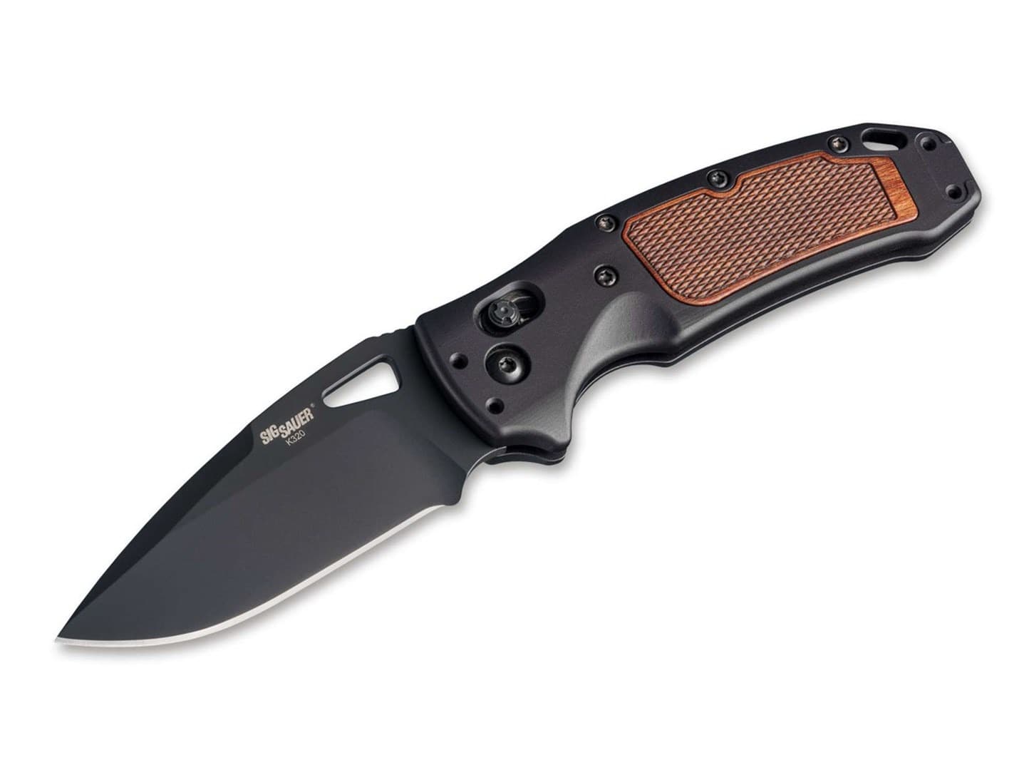 Nóż Hogue SIG K320 AXG Classic 3,5 cala Drop Point Aluminium