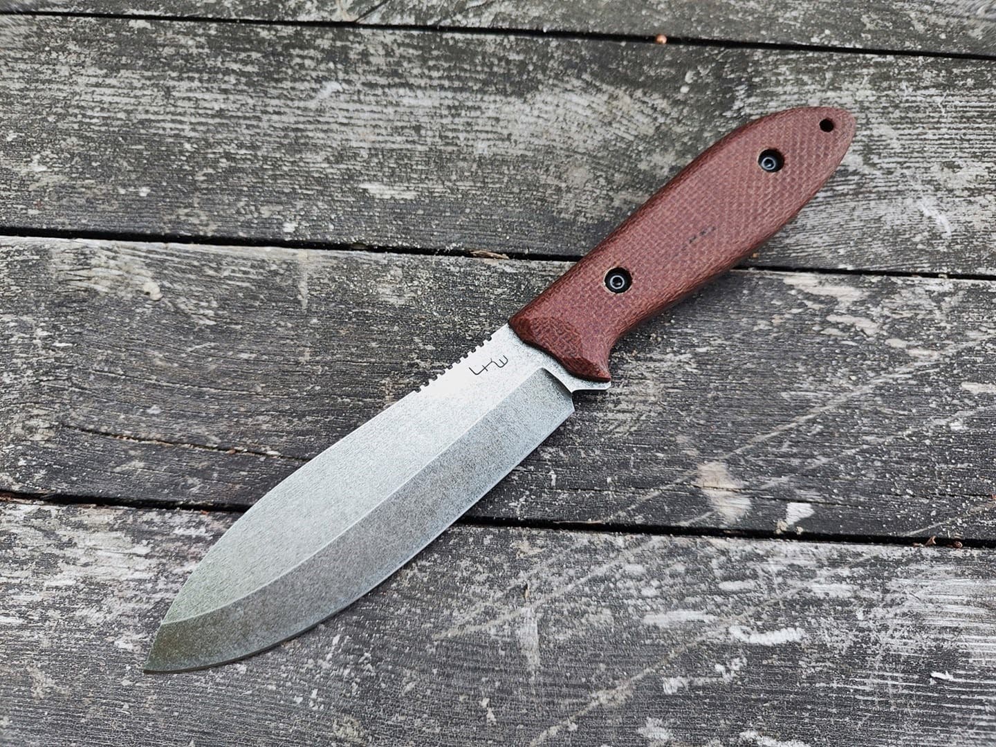 Nóż LKW Modern Nessmuk Micarta uniwersalny nóż bushcraftowy