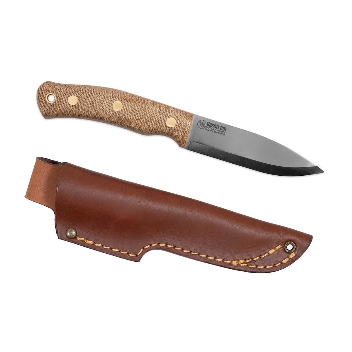 Nóż myśliwski Casström No.10 SFK Natural Micarta A8