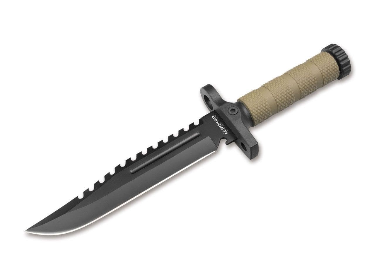 Nóż Survival Magnum M-Spec z ostrzem stałym do zastosowań outdoor