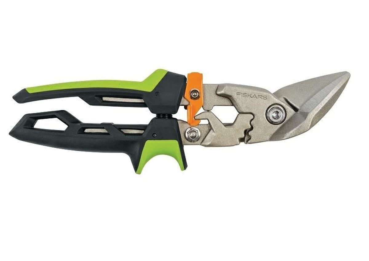 Nożyce do blachy wygięte prawe PowerGear Fiskars dla praworęcznych