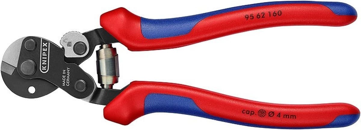 Nożyce do lin Knipex 160mm do średnicy 6mm wysokiej jakości