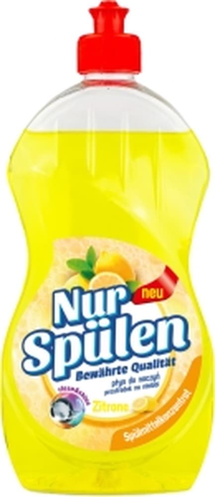 NUR SPUL PL.NACZ.500ML CYTRYNA - płyn do mycia naczyń o zapachu cytrynowym