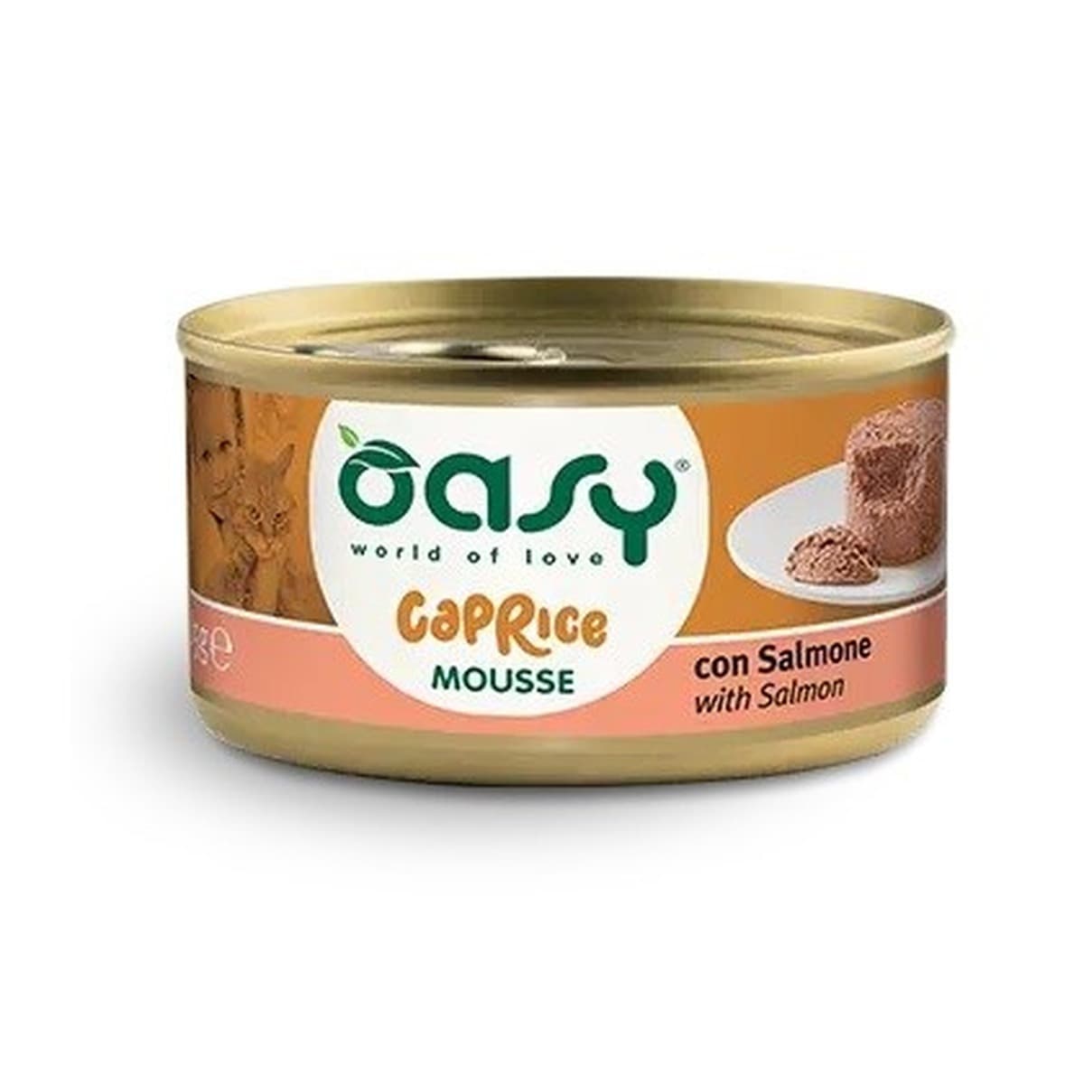 Oasy Caprice Mousse z łososiem dla kota 85 g
