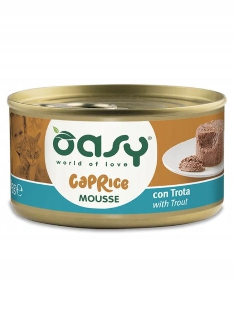 Oasy Caprice Mus z Pstrągiem dla Kota 85 g