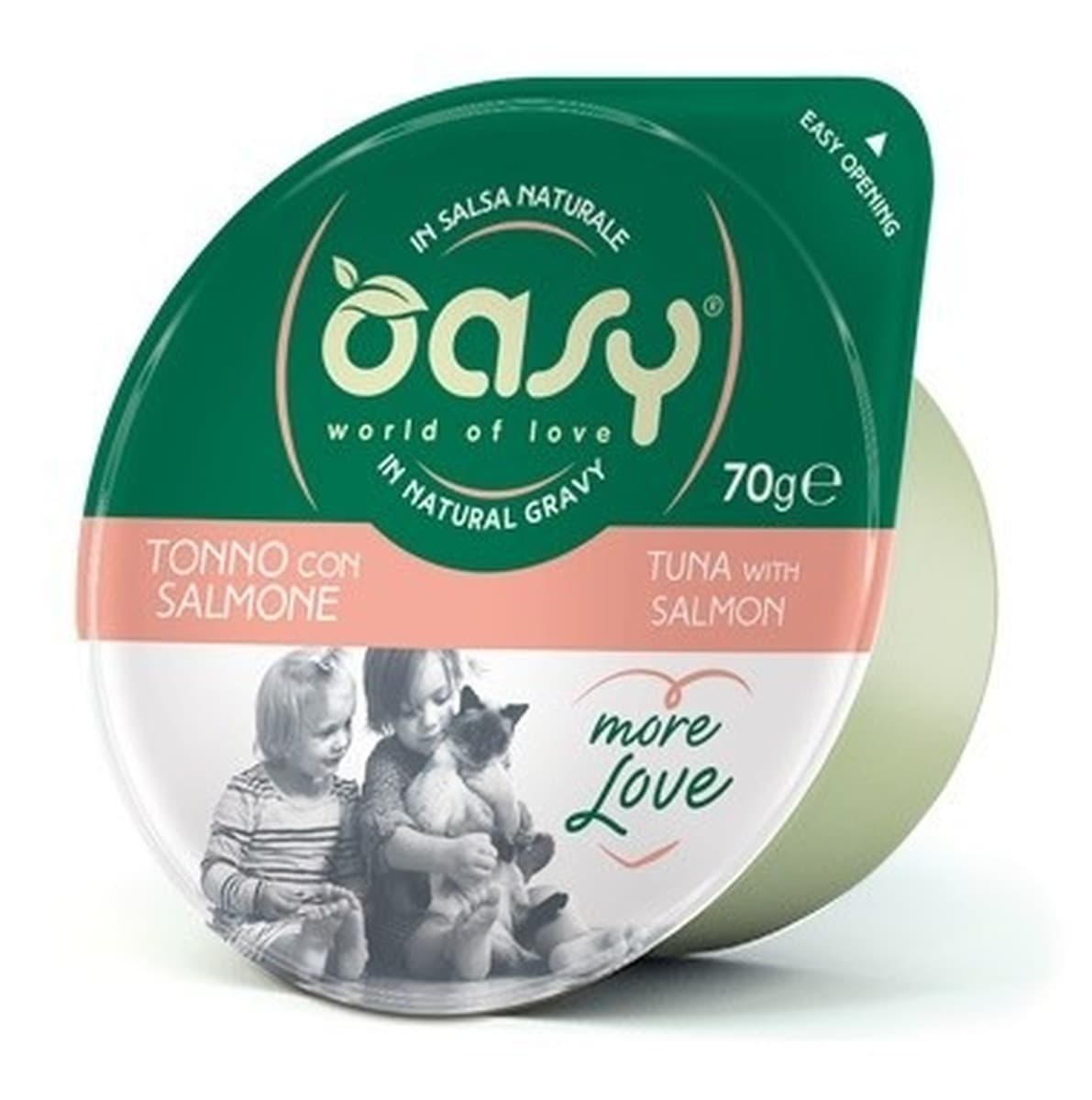 Oasy More Love Tuńczyk z Łososiem w galaretce 70 g