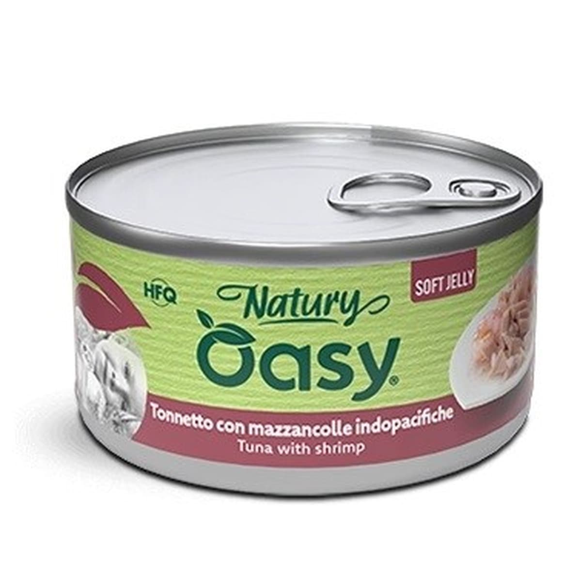 Oasy Natury Soft Jelly Tuńczyk z krewetkami dla kota 150 g