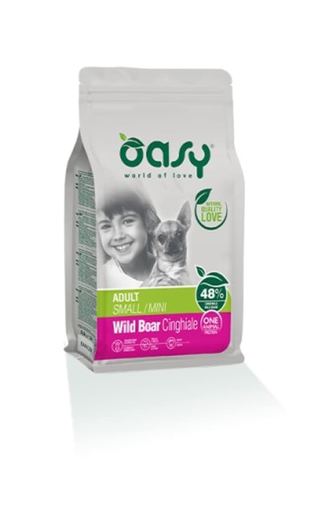 Oasy One Animal Protein Adult S/M Dziczyzna 2,5kg - Sucha karma dla psów