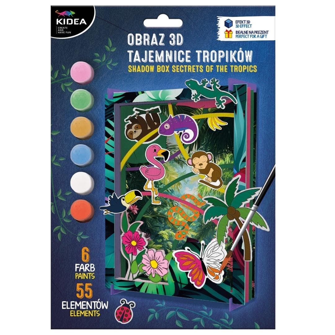 Obraz 3D Tajemnice Tropików Kidea Dekoracja Ścienna
