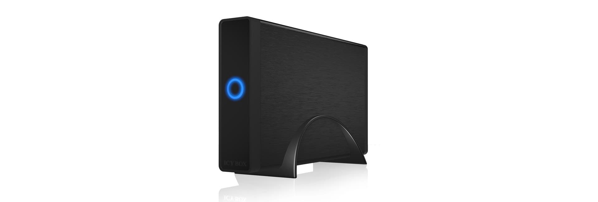 Obudowa ICY BOX IB-377-C31 na dysk HDD/SSD 3.5" Czarna USB 3.1