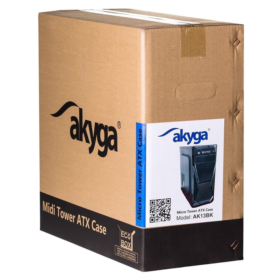 Obudowa komputerowa Akyga AK13BK ATX Micro ATX Mini ITX czarna