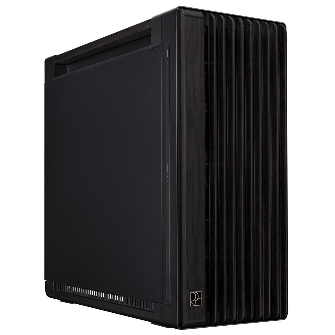 ASUS PROART PA602 WOOD METAL PWM Czarna Obudowa komputerowa