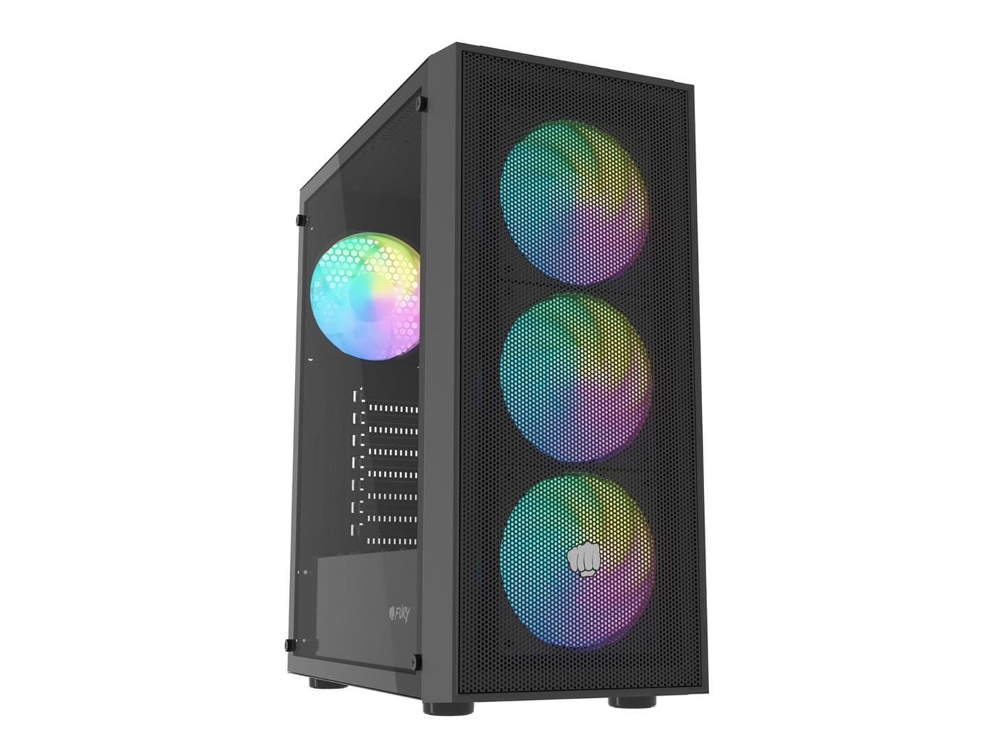 Obudowa komputerowa FURY SHOBO SH8F ARGB MIDI TOWER z oknem, czarna