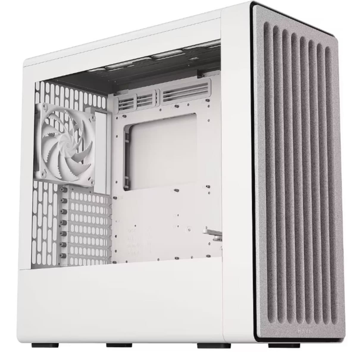 Obudowa komputerowa HAVN BF 360 Midi-Tower, E-ATX, Szkło Hartowane - Biała
